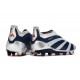 adidas Predator 24 Elite Laceless FG Argento Nero Rosso