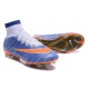 Nuove Scarpe calcio Nike Mercurial Superfly FG - Blu Arancione Bianco