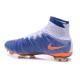 Nuove Scarpe calcio Nike Mercurial Superfly FG - Blu Arancione Bianco
