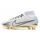 Nike Mercurial Superfly 6 Elite FG Scarpe 2019 Bianco Oro