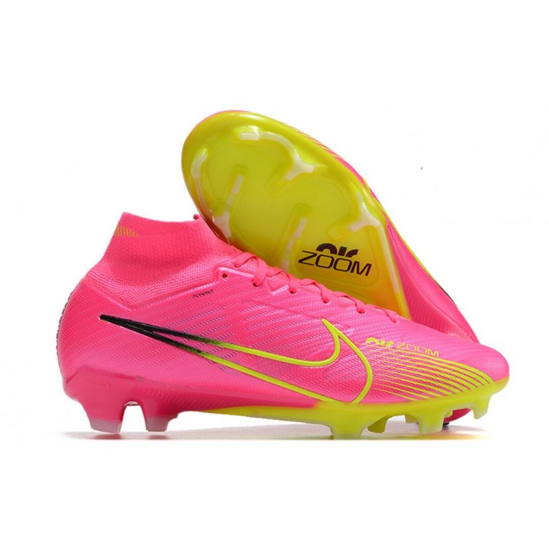 Nike Mercurial Superfly 7 Elite DF FG x Mbappe Rosa Blast Bianco Nero