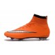 Nuove Scarpe calcio Nike Mercurial Superfly FG - Arancione Argenteo Nero