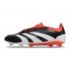 Scarpa adidas Predator 24 Elite FG Nero Bianco Rosso