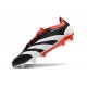 Scarpa adidas Predator 24 Elite FG Nero Bianco Rosso