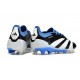 Scarpa adidas Predator 24 Elite FG Nero Bianco Blu