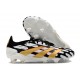 Scarpa adidas Predator 24 Elite FG Nero Bianco Oro