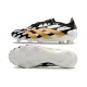 Scarpa adidas Predator 24 Elite FG Nero Bianco Oro