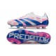 Scarpa adidas Predator 24 Elite FG Bianco Rosa Blu