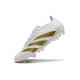 Scarpa adidas Predator 24 Elite FG Bianco Oro