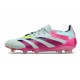 Scarpa adidas Predator 24 Elite FG Almost Blu Lucid Rosa Semi Giallo Solare