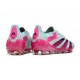 Scarpa adidas Predator 24 Elite FG Almost Blu Lucid Rosa Semi Giallo Solare