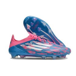 Scarpe da Calcio adidas F50 Elite FG Solar Blu Ftwr Bianco Solar Rosa