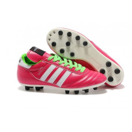 Nuove Adidas Scarpe calcio Copa Mundial Leather Rosa Verde Bianco