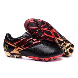 Adidas Messi 15.1 FG scarpe da calcio Uomo - Rosso Oro Nero