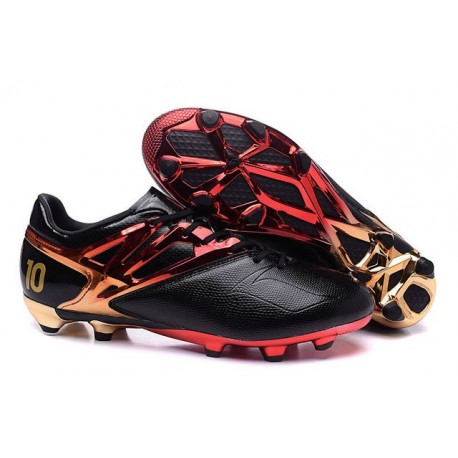 Adidas Messi 15.1 FG scarpe da calcio Uomo - Rosso Oro Nero