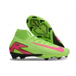 Scarpe Nike Mercurial Superfly 10 Elite FG Verde Rosa