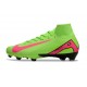 Scarpe Nike Mercurial Superfly 10 Elite FG Verde Rosa