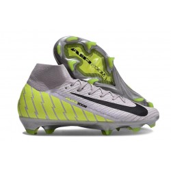 Scarpe Nike Mercurial Superfly 10 Elite FG Grigio Giallo Nero