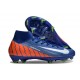 Scarpe Nike Mercurial Superfly 10 Elite FG Blu Arancio Bianco