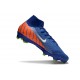 Scarpe Nike Mercurial Superfly 10 Elite FG Blu Arancio Bianco