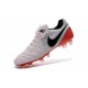 2016 Scarpa da calcio per terreni duri Nike Tiempo Legend VI - Uomo Bianco Rosso Nero