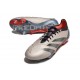 Scarpa adidas Predator 24 Elite FG Platin Met Nero Aurora Carbone