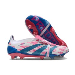 Adidas Predator Flat Tongue Elite FG Ftwr Bianco Solar Blu Solar Rosa