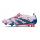 Adidas Predator Flat Tongue Elite FG Ftwr Bianco Solar Blu Solar Rosa