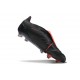 Adidas Predator Foldover Tongue Elite FG Stealth Victory - Nero Grigio Rosso