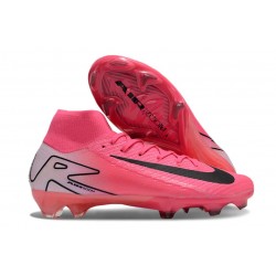 Nike Air Zoom Mercurial Superfly X Elite FG Rosa Nero Bianco