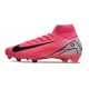 Nike Air Zoom Mercurial Superfly X Elite FG Rosa Nero Bianco