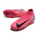 Nike Air Zoom Mercurial Superfly X Elite FG Rosa Nero Bianco