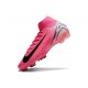 Nike Air Zoom Mercurial Superfly X Elite FG Rosa Nero Bianco