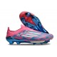 Scarpe da Calcio adidas F50+ LL FG Solar Blu Ftwr Bianco Solar Rosa