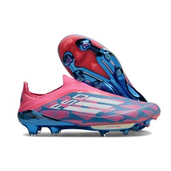 Scarpe da Calcio adidas F50+ LL FG Solar Blu Ftwr Bianco Solar Rosa