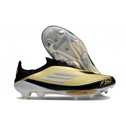Scarpe da Calcio adidas F50+ LL FG X Messi Oro Met Nero Bianco