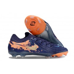 Nike Phantom Luna 2 Elite Low FG Blu Arancio Oro