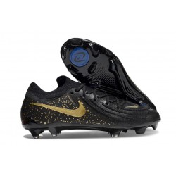 Nike Phantom Luna 2 Elite Low FG Nero Oro Metallizzato