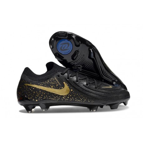 Nike Phantom Luna 2 Elite Low FG Nero Oro Metallizzato