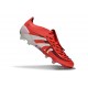 Adidas Predator 25 FT Elite FG Rosso Lucido Bianco Nero