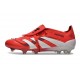 Adidas Predator 25 FT Elite FG Rosso Lucido Bianco Nero