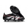 Adidas Predator 25 FT Elite FG Nero Grigio 4 Rosso Lucido