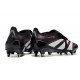 Adidas Predator 25 FT Elite FG Nero Grigio 4 Rosso Lucido