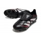 Adidas Predator 25 FT Elite FG Nero Grigio 4 Rosso Lucido