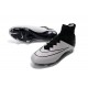 Scarpa da calcio per terreni duri Nike Mercurial Superfly - Pelle Bianco Nero