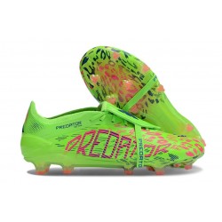 Adidas Predator 25 FT Elite FG Limone Lucido Rosa Lucido Blu Fusion
