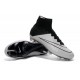 Scarpa da calcio per terreni duri Nike Mercurial Superfly - Pelle Bianco Nero