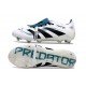Adidas Predator 25 FT Elite FG Bianco Nero Ciano