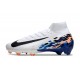 Nike Air Zoom Mercurial Superfly X Elite FG Bianco Nero Blu
