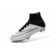 Scarpa da calcio per terreni duri Nike Mercurial Superfly - Pelle Bianco Nero